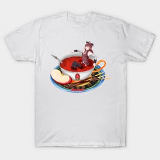 Kyoko in a Teacup T-Shirt